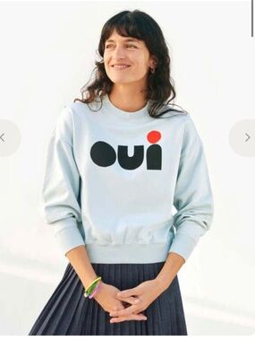 Clare V Le Drop OUI in Pale Blue Size XL